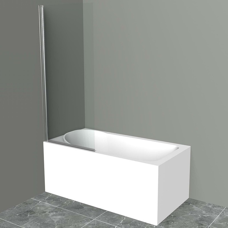 Шторка на ванну BelBagno UNO-V-1-80/150-C-Cr