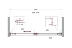 Душевая дверь BelBagno Soft Close-1 130 SOFT_CLOSE-1-BF-1-130-C-GM