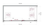 Душевой уголок BelBagno Soft Close-2 180x80 SOFT_CLOSE-2-AH-1-180/80-C-Cr