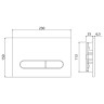 Комплект унитаза с инсталляцией BelBagno Uno BB3105CHR/SC/BB002-80/BB005-PR-CHROME