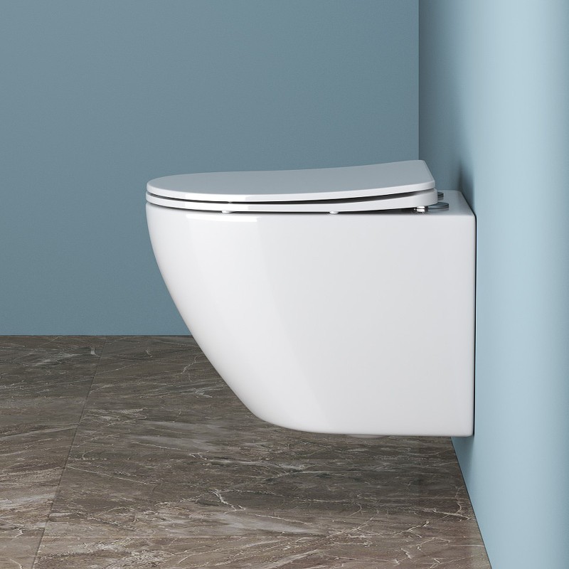 Комплект унитаза с инсталляцией BelBagno Uno BB3105CHR/SC/BB002-80/BB014-SR-BIANCO