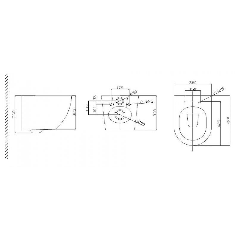 Комплект унитаза с инсталляцией BelBagno Uno BB3105CHR/SC/BB002-80/BB014-SR-BIANCO