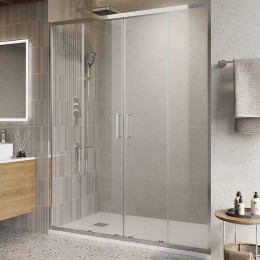 Душевая дверь BelBagno Luce 160 LUCE-BF-2-160-C-Cr