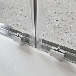 Душевая дверь BelBagno Luce 160 LUCE-BF-2-160-C-Cr