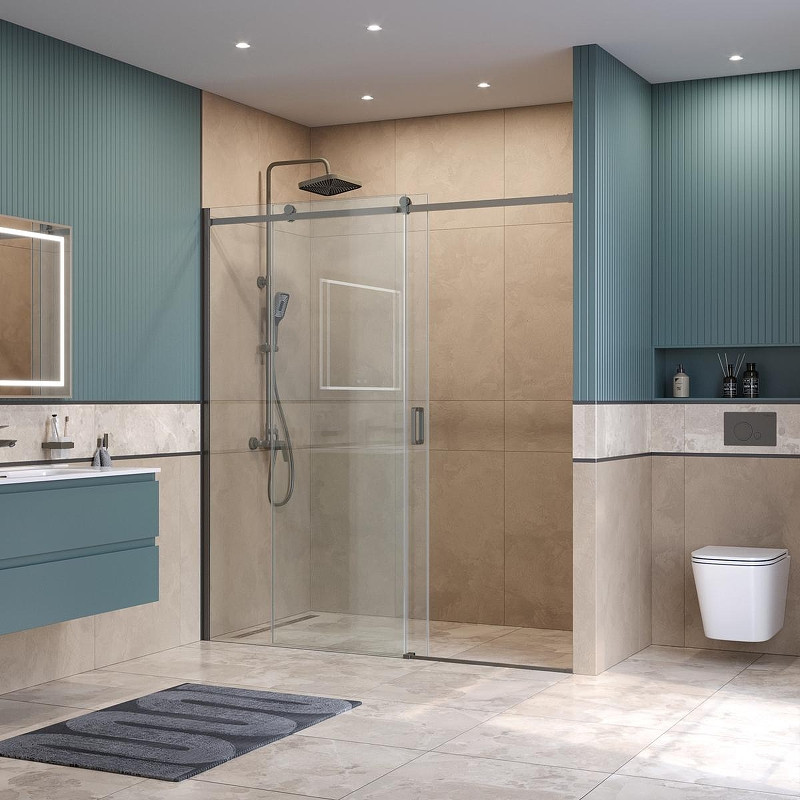 Душевая дверь BelBagno Soft Close-2 180 SOFT_CLOSE-2-BF-1-180-C-GM