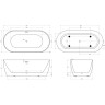 Акриловая ванна BelBagno 170x80 BB413-1700-800