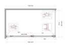 Душевой уголок BelBagno Soft Close-1 160x90 SOFT_CLOSE-1-AH-1-160/90-C-Cr