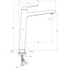 Смеситель для раковины BelBagno Ardente ARDENTE-LMC-CRM-W0