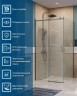 Душевой уголок BelBagno Soft Close-2 100x100 SOFT_CLOSE-2-A-1-100-C-GM