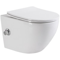 Унитаз биде BelBagno Uno BB3105CHR-BS/SC подвесной
