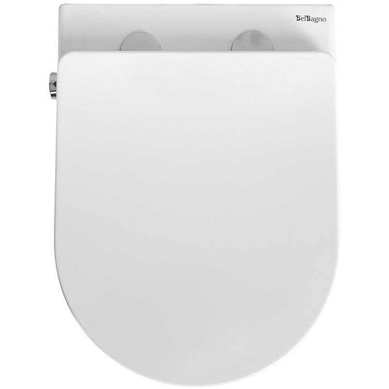 Унитаз биде BelBagno Uno BB3105CHR-BS/SC подвесной
