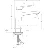 Смеситель для раковины BelBagno Ardente ARDENTE-LVM-CRM-W0