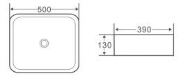 Раковина-чаша BelBagno 50 BB1304