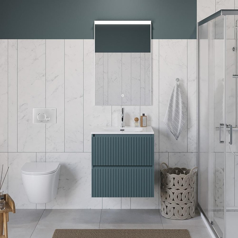Тумба под раковину BelBagno Uno 60 UNO-600-2C-SO-AO подвесная