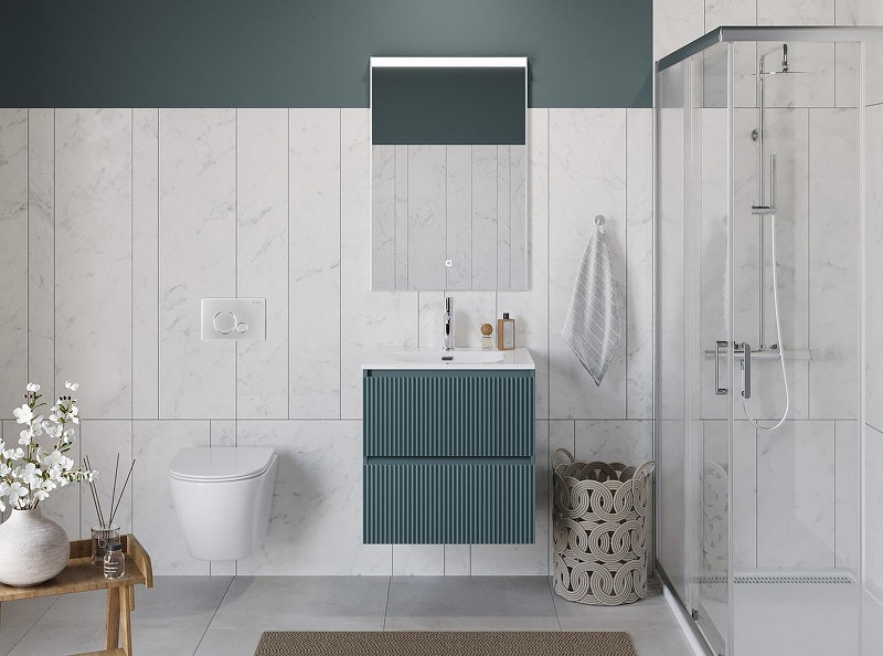 Тумба под раковину BelBagno Uno 60 UNO-600-2C-SO-AO подвесная
