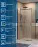 Душевой уголок BelBagno Soft Close-2 110x100 SOFT_CLOSE-2-AH-1-110/100-C-GM