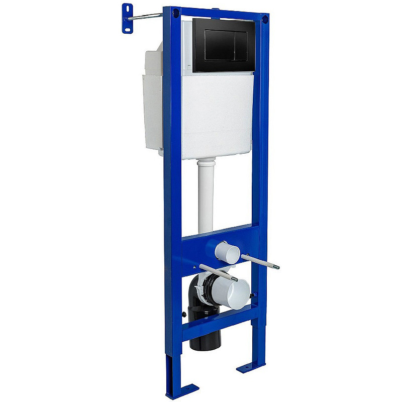Комплект унитаза BelBagno Uno BB3105CHR/SC с инсталляцией Berges Atom 410 040332
