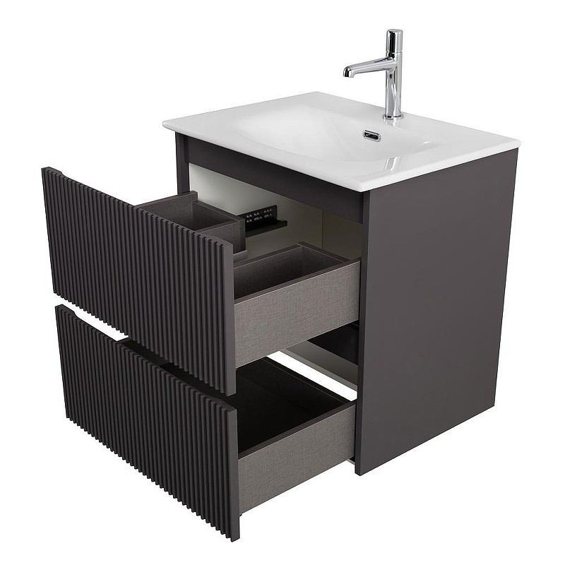 Тумба под раковину BelBagno Uno 60 UNO-600-2C-SO-GSO подвесная