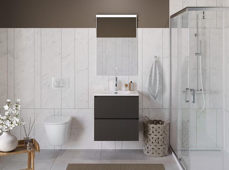 Тумба под раковину BelBagno Uno 60 UNO-600-2C-SO-GSO подвесная