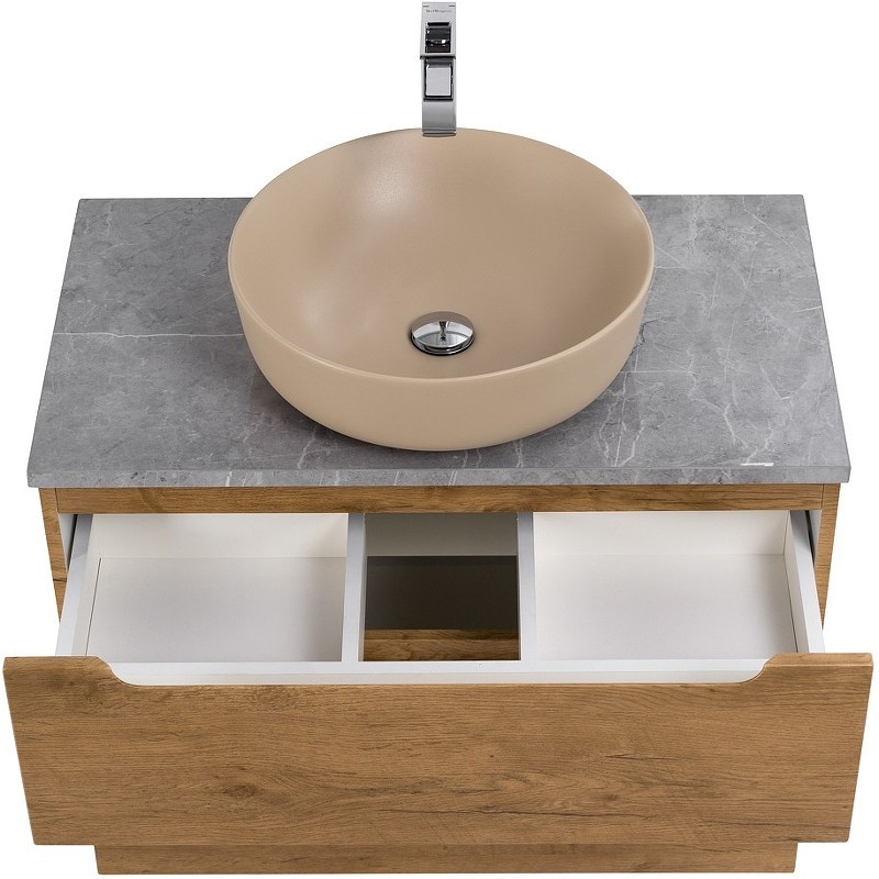 Тумба под раковину BelBagno Etna-H60 80 ETNA-H60-800-2C-SO-RN-P подвесная