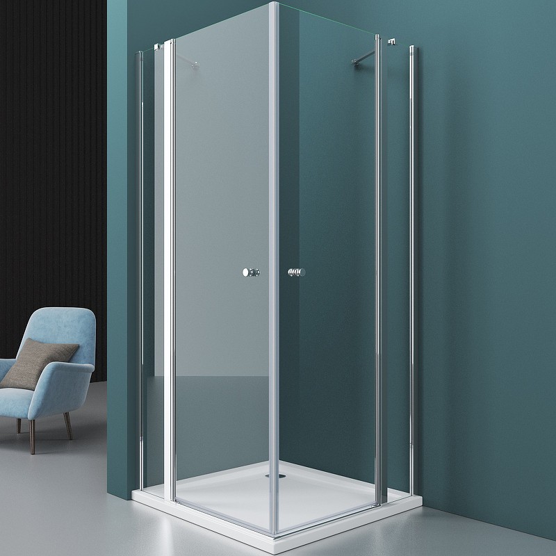Душевой уголок BelBagno Etna 80х100 ETNA-AH-22-80/100-C-Cr