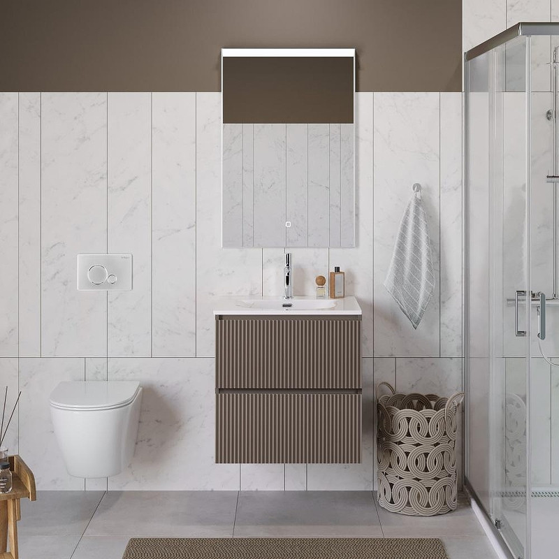 Тумба под раковину BelBagno Uno 60 UNO-600-2C-SO-СO подвесная