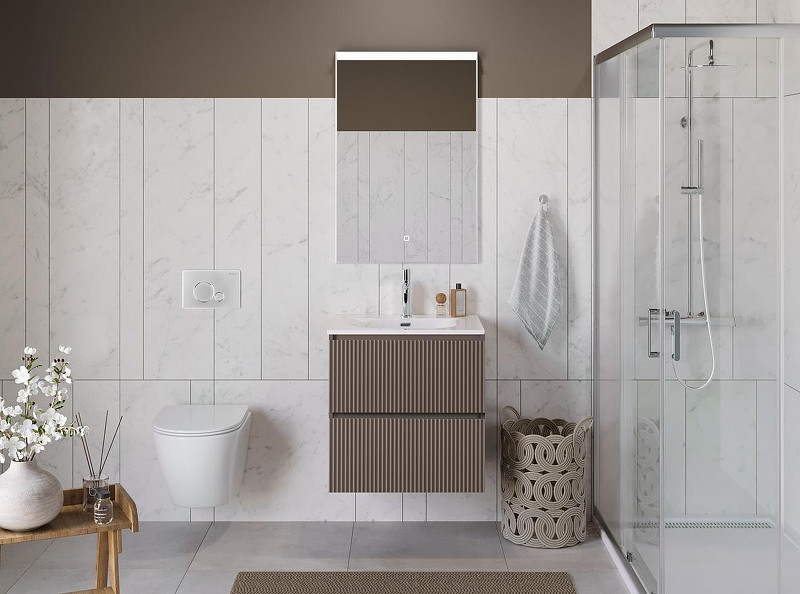Тумба под раковину BelBagno Uno 60 UNO-600-2C-SO-СO подвесная