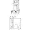 Комплект унитаза BelBagno Uno BB3105CHR/SC с инсталляцией Berges Atom 410 040340