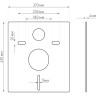 Комплект унитаза BelBagno Uno BB3105CHR/SC с инсталляцией Berges Atom 410 040340