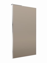Душевая перегородка BelBagno Uno 100 UNO-L-1-TB-100-BR-Cr