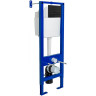 Комплект унитаза BelBagno Amanda BB051CHR+BB051SC с инсталляцией Berges Atom 410 040340