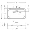 Раковина BelBagno Marino-Cer 60 BB-8078-60