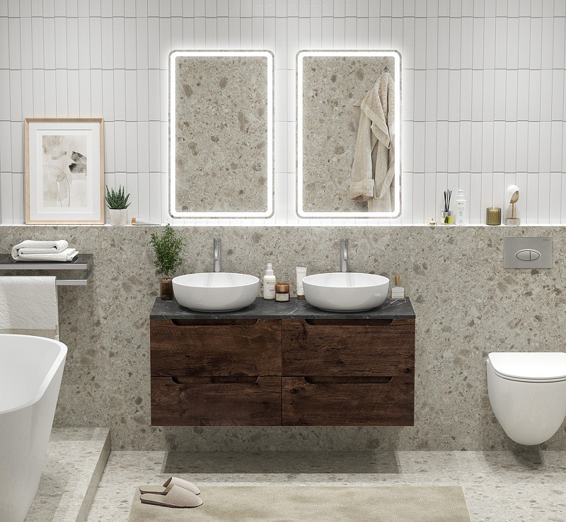 Тумба под раковину BelBagno Etna 120 ETNA-1200-4C-SO-2-RW подвесная