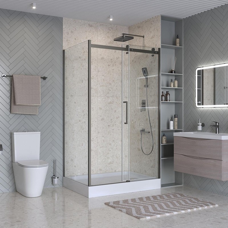 Душевой уголок BelBagno Marino 2 120x100 MARINO-2-AH-1-120/100-C-GM