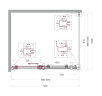 Душевой уголок BelBagno Marino 2 120x100 MARINO-2-AH-1-120/100-C-GM