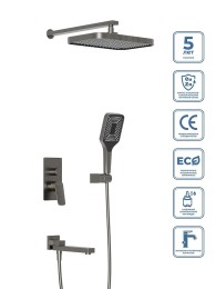 Душевая система BelBagno Due DUE-VDSET-GM
